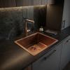 Pure.Sink Luxion Copper sink 36x40 cm undermount, flush mount, and surface mount PLX3640-62